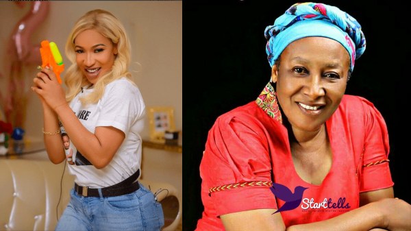 Tonto Dikeh Reacts To Patience Ozokwor’s Claim On Christianity