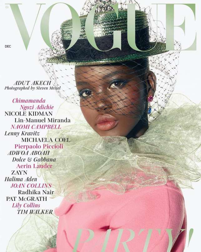 South Sudanese model Adut Akech is revealed as Vogue’s December cover girl