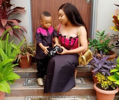Tonto Dikeh Writes On Her Son Calling Strangers Aunty And Uncle