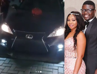 [VIDEO] Seyi Law Surprises Wife With A Lexus Car For Her Birthday