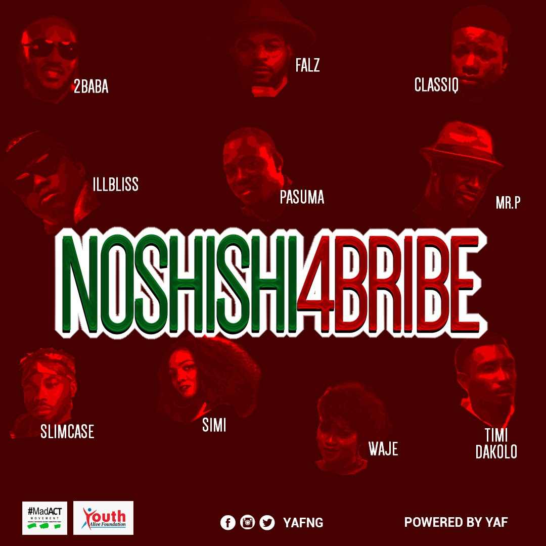 VIDEO: 2Baba, Simi, Pasuma, Falz & Others – No Shishi 4 Bribe