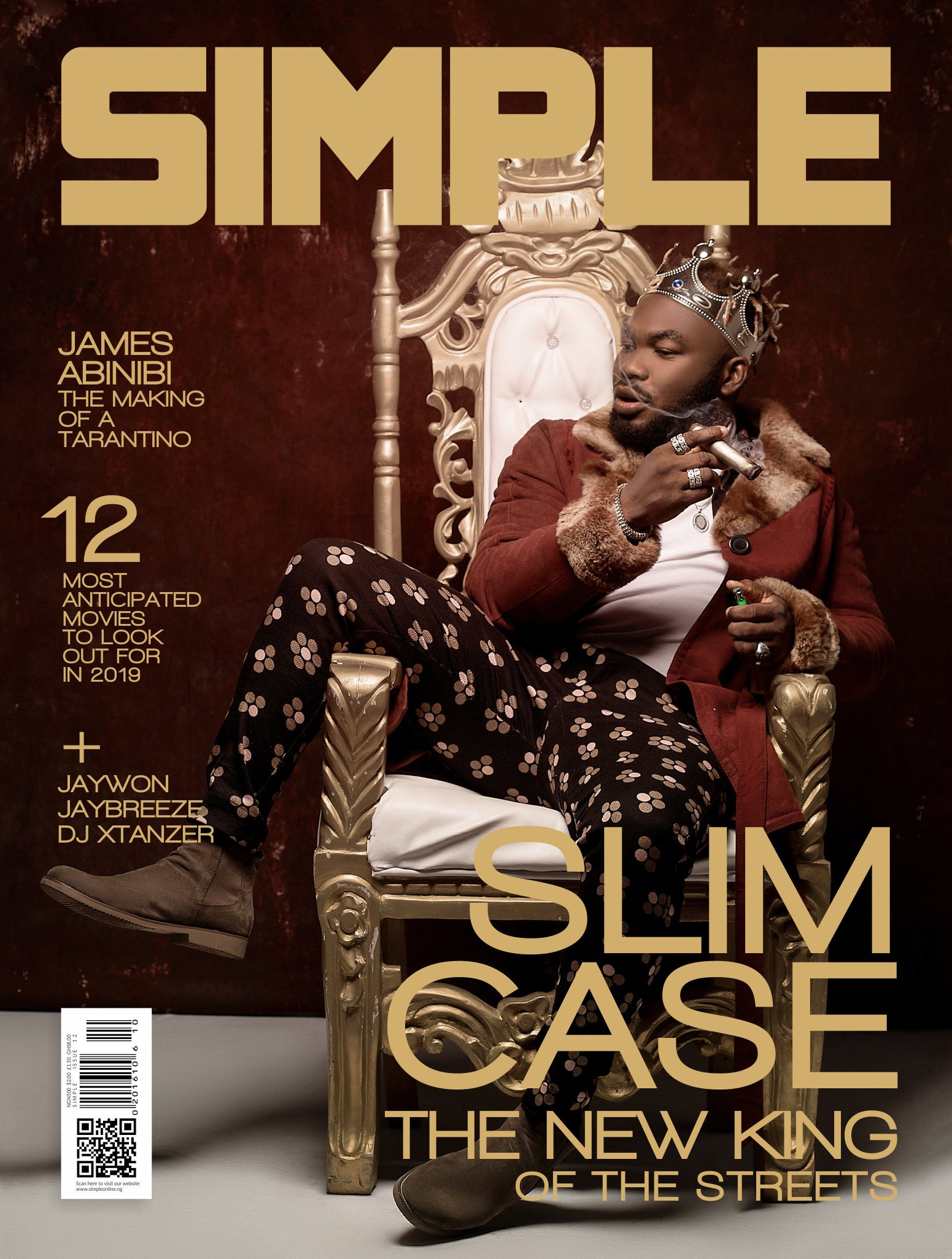SLIMCASE HEADLINES THE NEW COVER OF SIMPLE MAGAZINE