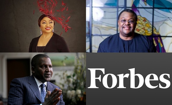 Folorunsho Alakija, Aliko Dangote, Mike Adenuga amongst others makes Forbes List of Top 21 Richest Men in Africa For 2019