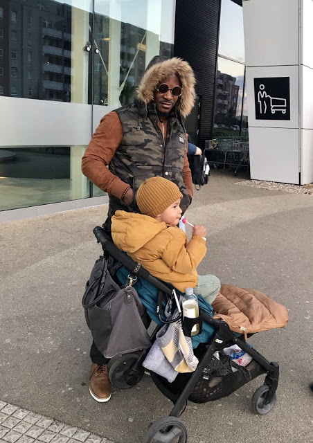 Photos: Singer Jaywon Visits Son In Europe