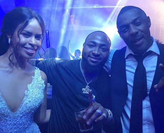 Davido Delivers Surprise Performance At Idris Elba And Sabrina Dhowre’s Wedding