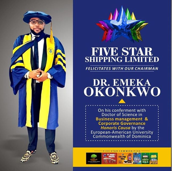 University E-Money Received Honorary Doctorate From Revealed