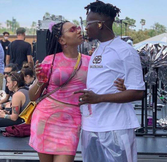 Temi Otedola Shares Loved Up Photos With Mr Eazi At Coachella