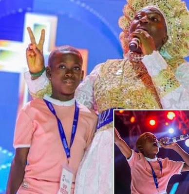 Young boy who went viral singing Tope Alabi’s song looks totally different (photos)