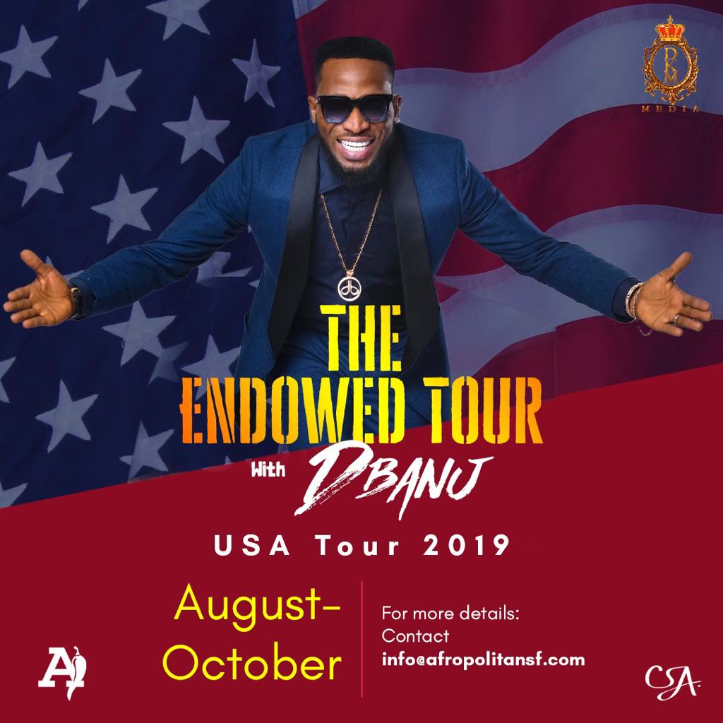 D’banj Announces “The Endowed Tour” USA 2019!