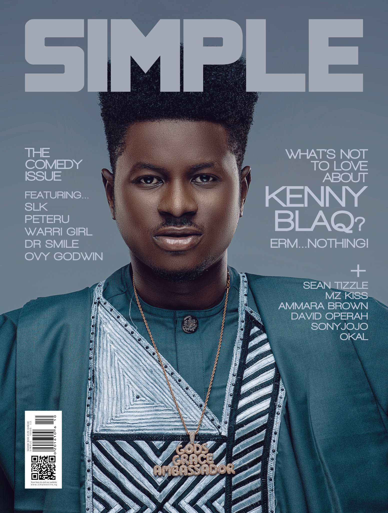 KENNYBLAQ COVERS THE FRONT PAGE OF ‘SIMPLE MAGAZINE’S LATEST ISSUE