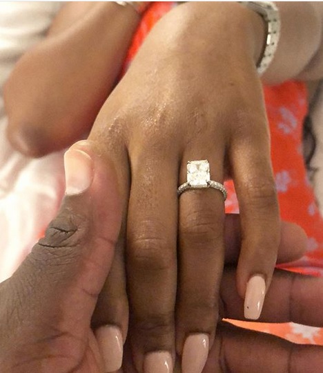 Photos/Video: Check out the Diamond ring Davido’s brother, Wale Adeleke used to propose to his girlfriend