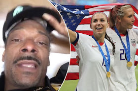 Snoop Dogg demands equal pay for female footballers in US after World Cup win
