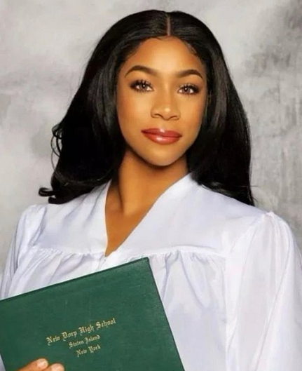 Regina Askia celebrates her daughter as she graduates from High School