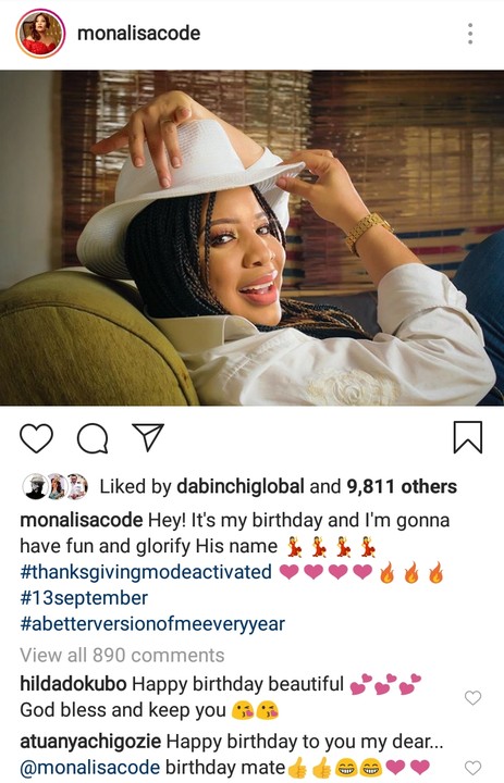 ”I will have fun and glorify His name” Monalisa Chinda says as she turns 45