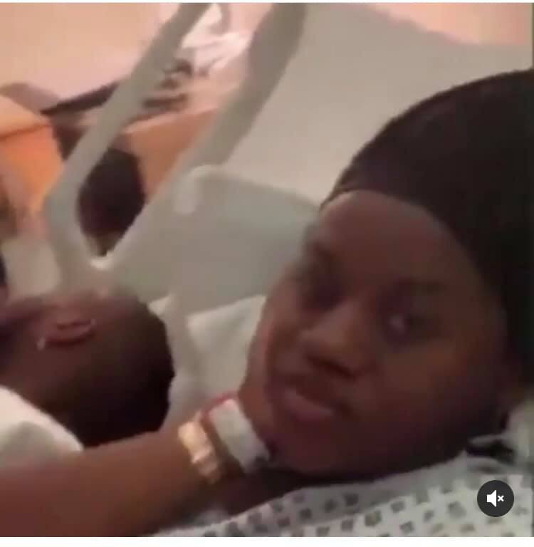 Chioma shares first video after welcoming son with Davido (watch video)