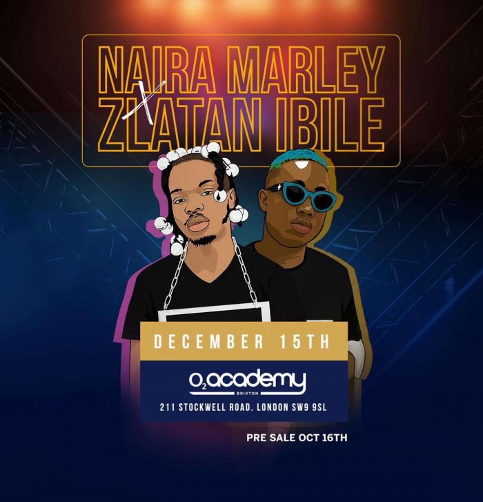Naira Marley & Zlatan Set To Headline Their First Show At O2 In London