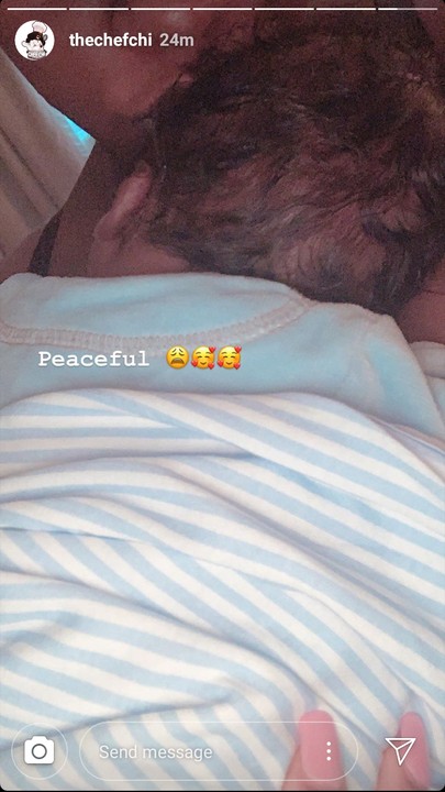 New photo of Davido and Chioma’s son