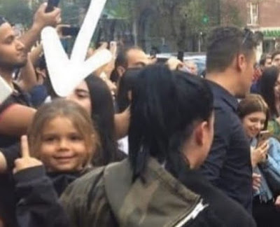 Kourtney Kardashian’s 4 year-old son ‘swears’ at fans on family trip to Armenia