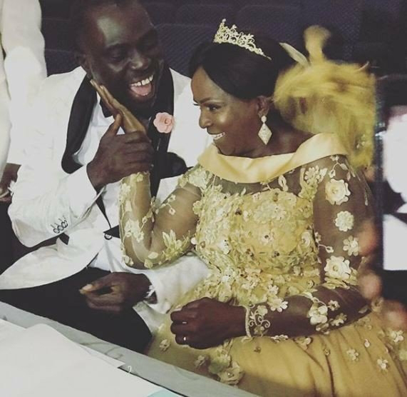 Simi’s mum celebrates second wedding anniversary with husband (photos)