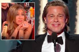 Jennifer Aniston’s reaction to Brad Pitt’s Golden Globes acceptance speech is priceless