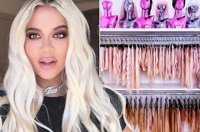 Khloe Kardashian’s house boasts an entire room dedicated to hair extensions