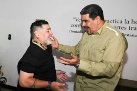 Diego Maradona gets red carpet reception in Venezuela