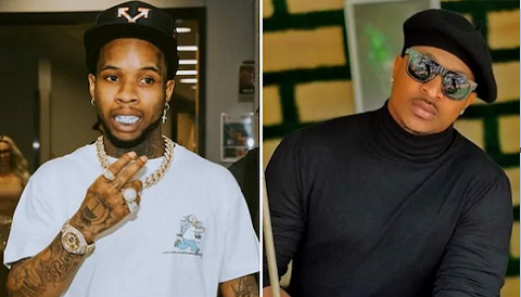 Canadian rapper Tory Lanez berates Ik Ogbonna for posting the Nigerian flag on his IG live