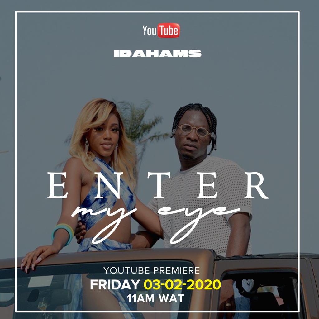 Idahams dishes out the official music video of his love-themed tune titled “Enter My Eye