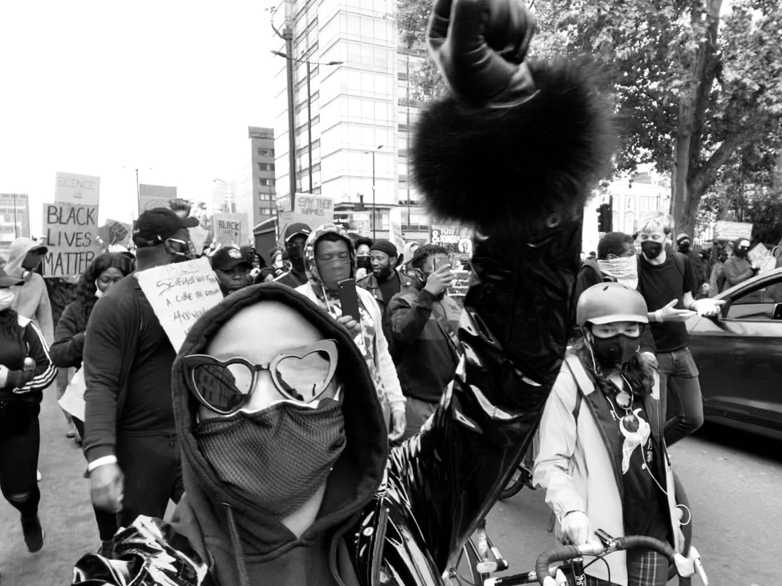 DJ Cuppy Joins Protest To “Stand Against” Racism & Sexual Assault