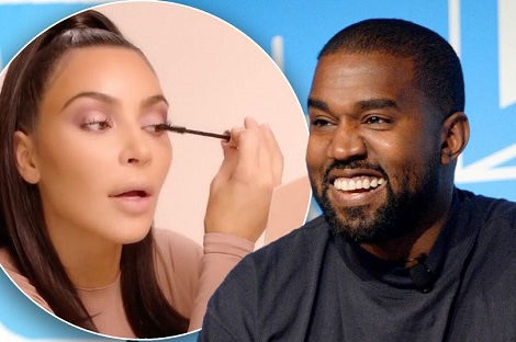 Kanye West ‘to rival his wife Kim Kardashian with his own beauty range’
