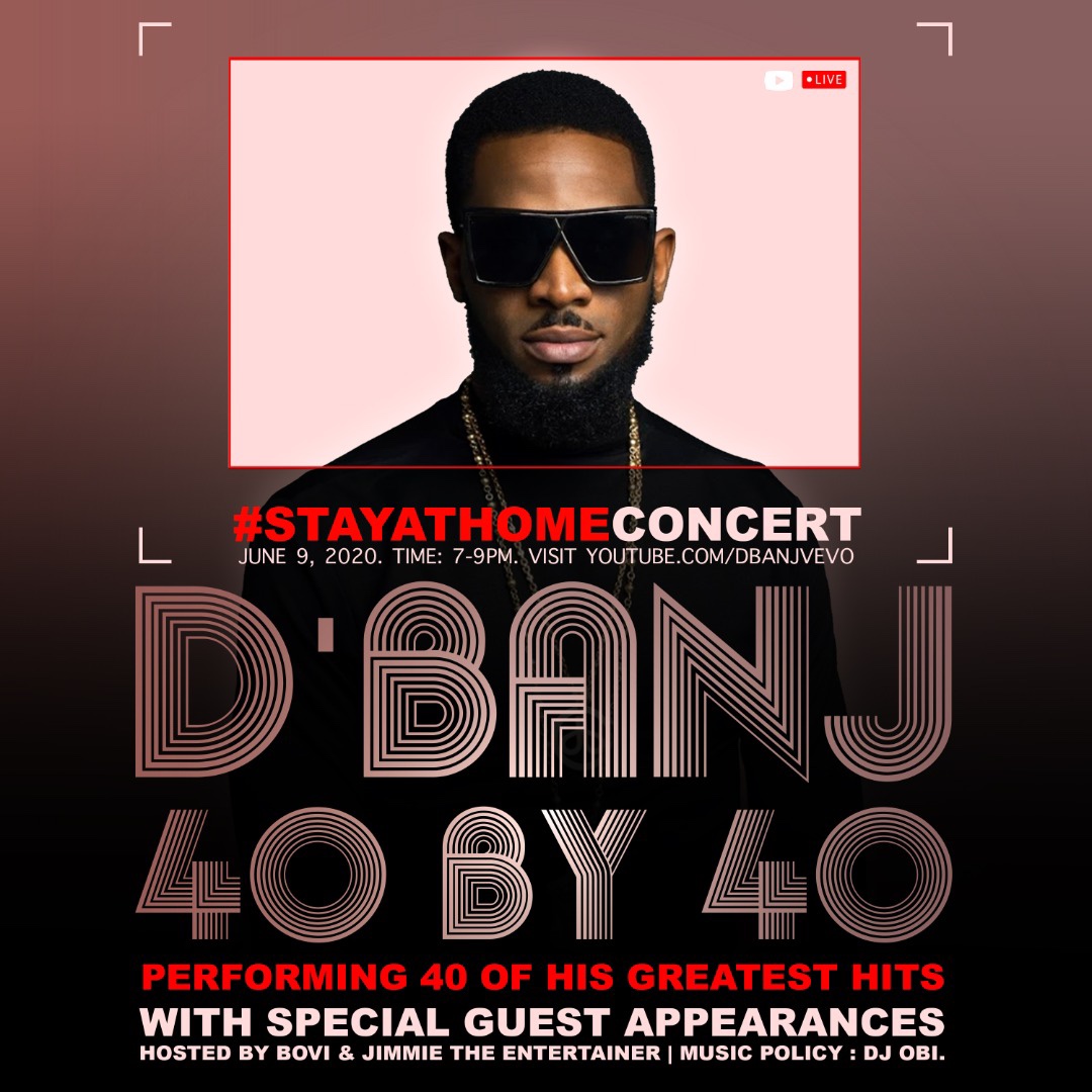 Afrobeats Legend Dbanj celebrates his 40th Birthday, announces Youtube concert and album release