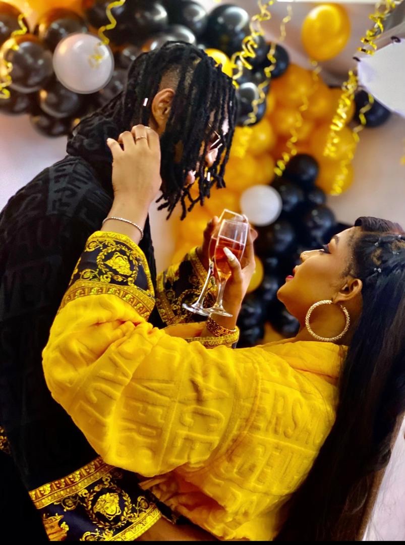 Angela Okorie romantic photos with her new found love surfaces online.