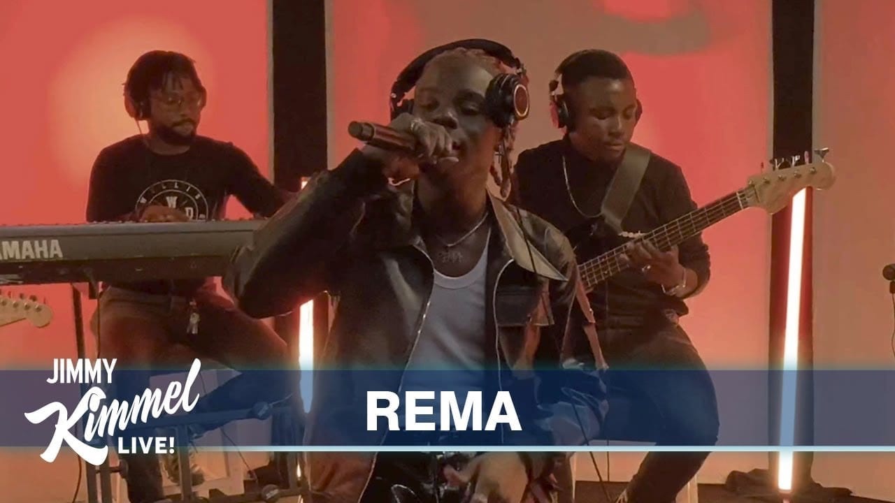 Rema Performs “Iron Man” on Jimmy Kimmel Live | VIDEO
