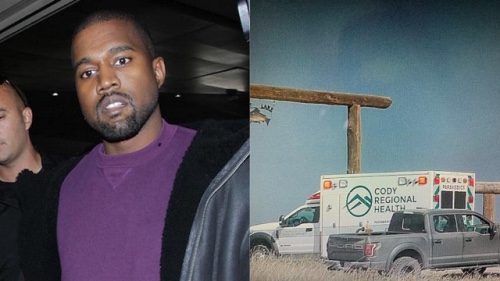 Kanye West visits hospital hours after apologising to Kim Kardashian West