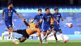 Chelsea trash Wolves to book place in Champions League