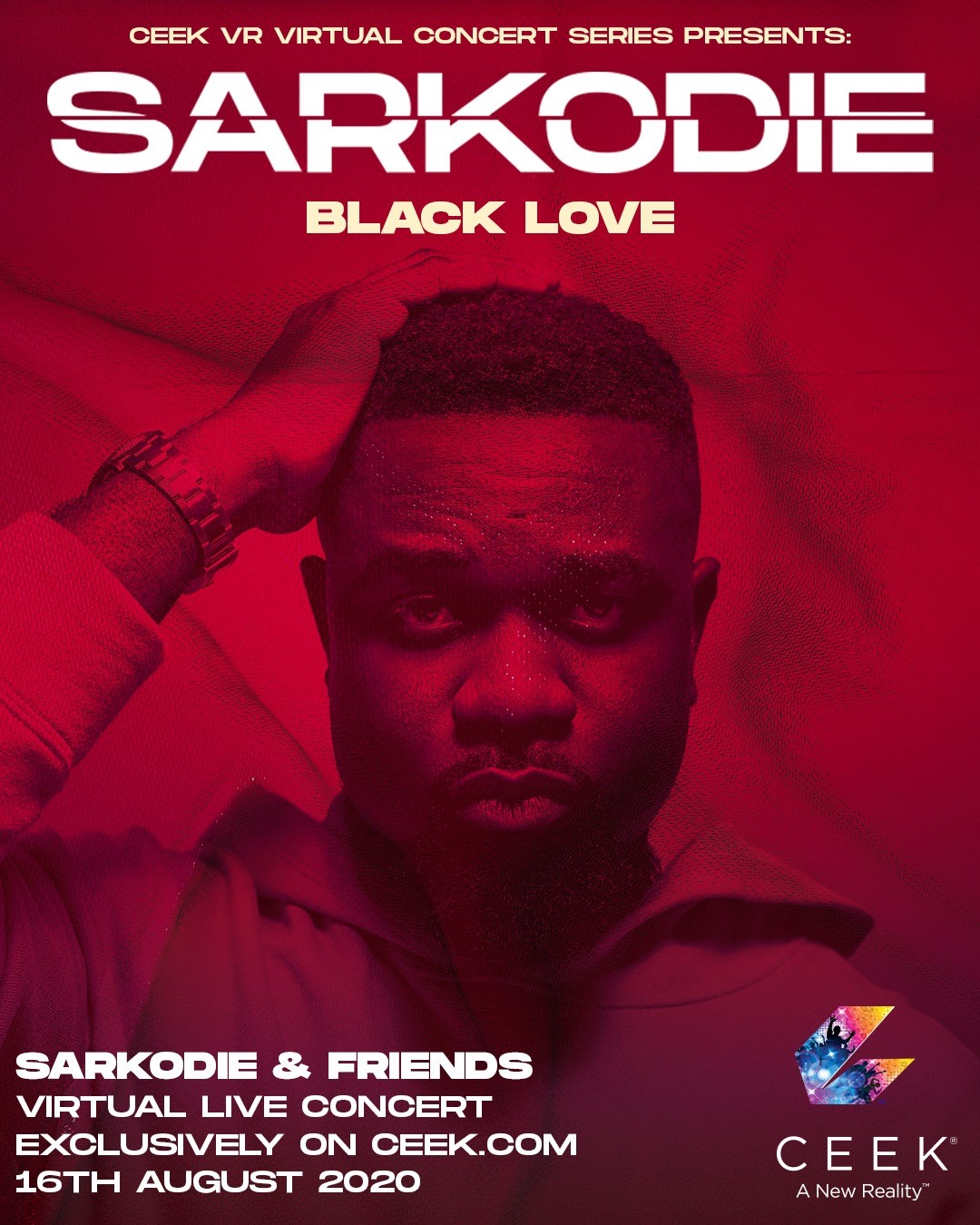 CEEK VIRTUAL CONCERT SERIES PRESENTS:  SARKODIE BLACK LOVE