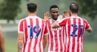 Mikel Obi scores in first game for Stoke City