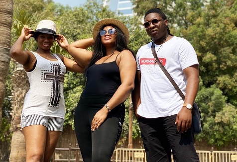 Omotola Ekeinde and kids cured of covid-19
