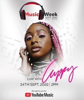 Youtube to host DJ Cuppy September 24th