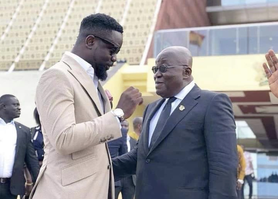 Sarkodie spotted with President Nana Akufo Ado