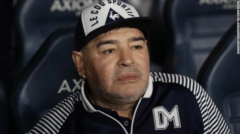 Soccer legend Maradona diagnosed with blood clot on his brain