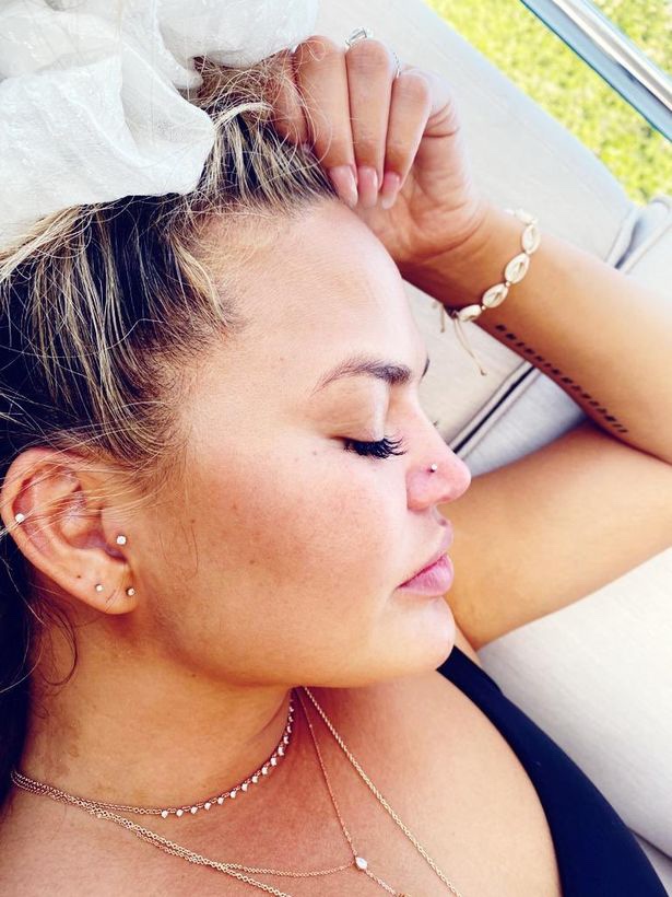 Chrissy Teigen unveils striking new nose piercing