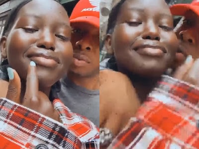 It’s official! Runtown confirms relationship with South Sudanese model, Adut Akech Bior
