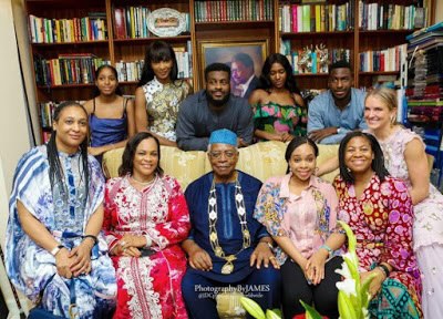 Agbani Darego appears in a family photo with her in-laws — The Danjumas