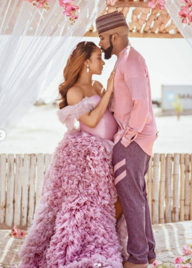 Banky W and Adesua Etomi welcome baby boy