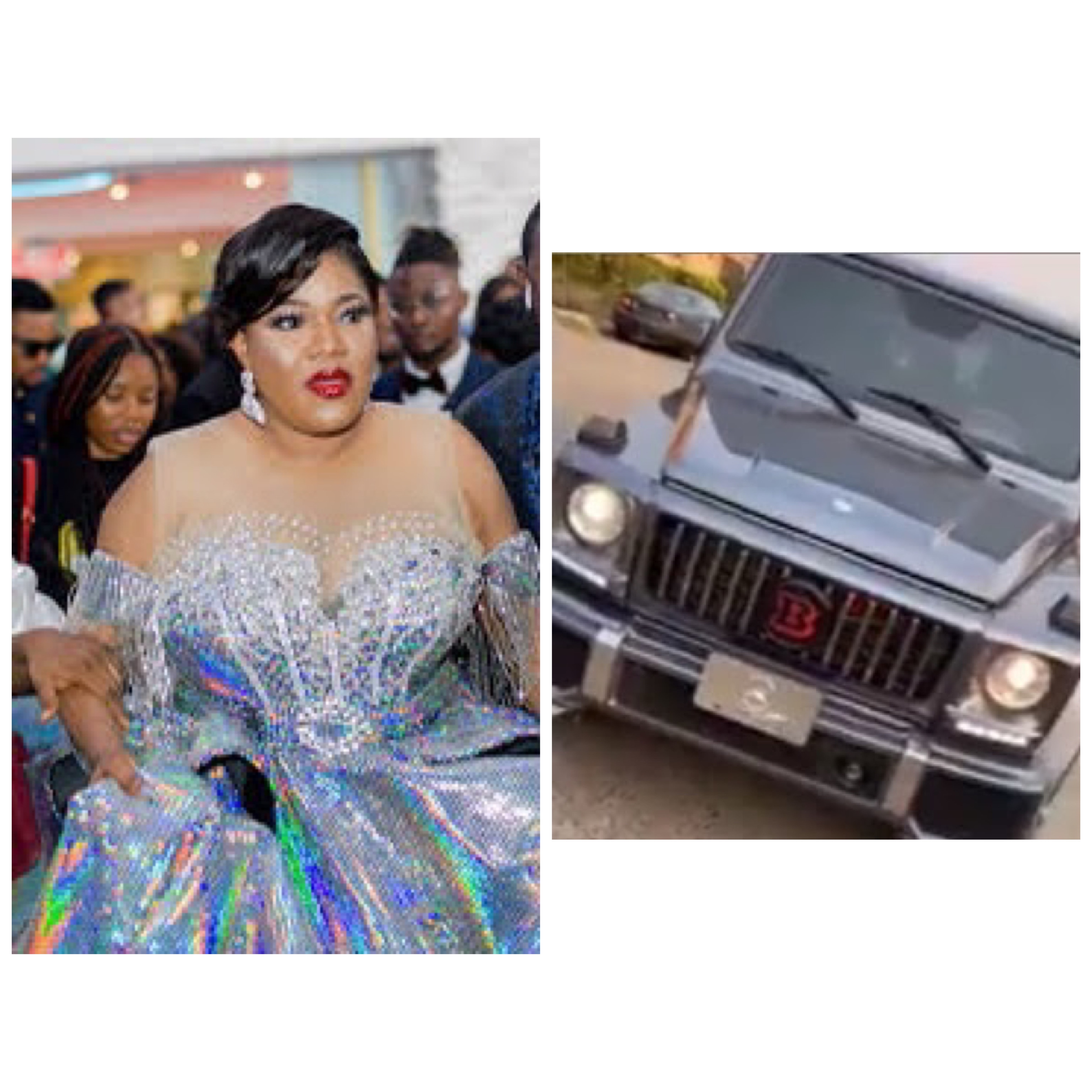 Toyin Abraham acquires brand new G-Wagon