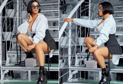 Fire breaks out at Toke Makinwa’s house as fire department arrives 20 hours later