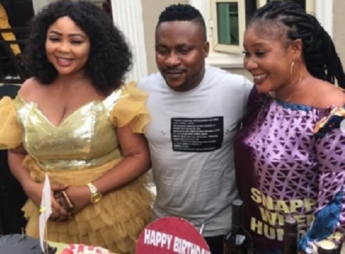 Nollywood Actor Segun Ogungbe’s wives celebrate him on his birthday