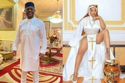 ‘This is ghetto rubbish and anti-christ” – FFK slams Toyin Lawani over racy nun outfit