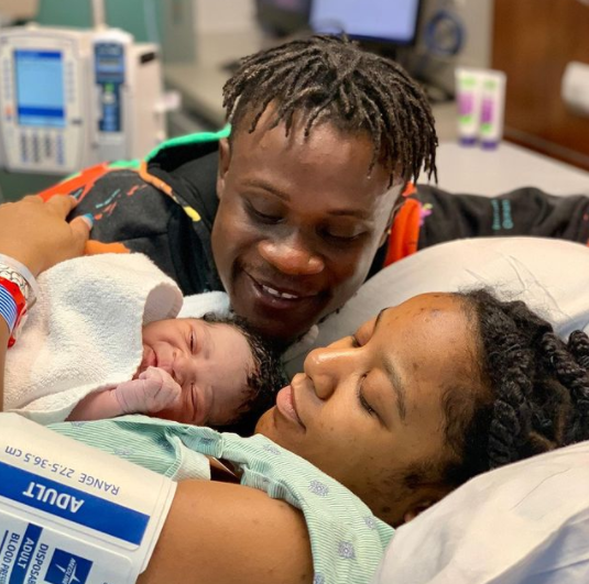 Nigerian Singer Dotman and his girlfriend welcome baby boy